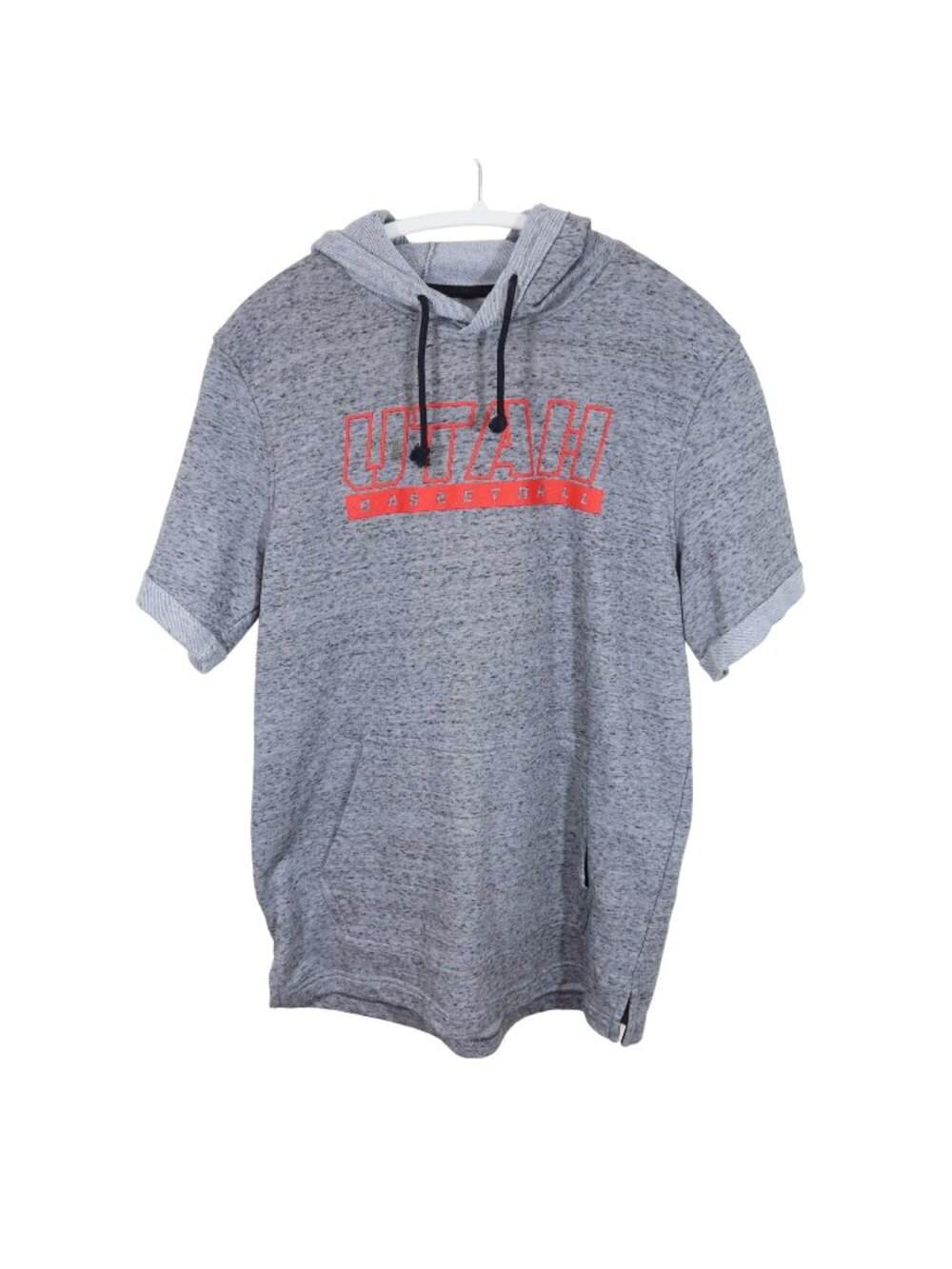 UNDER ARMOUR Utah Basketball Loose Fit Short Sleeve Hoodie Sweatshirt Size M